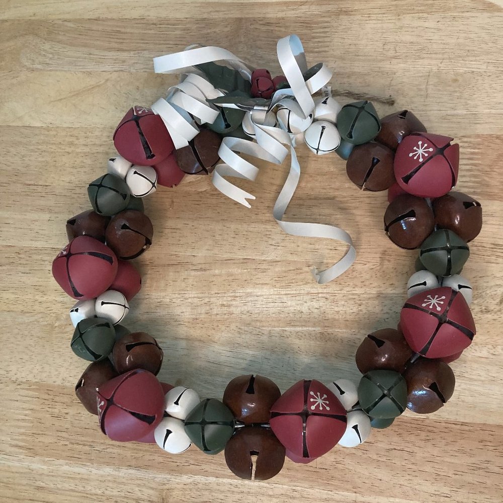 Holiday Wreath made from bells